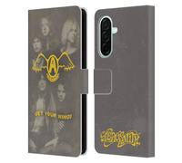 Head Case Designs Officially Licensed Aerosmith Get Your Wings Classics Leather Wallet Case Compatible With Samsung Galaxy A26 5G