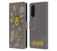 Head Case Designs Officially Licensed Aerosmith Get Your Wings Classics Leather Wallet Case Compatible With Samsung Galaxy A36 5G