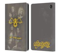 Head Case Designs Officially Licensed Aerosmith Get Your Wings Classics Leather Wallet Case Compatible With Amazon Fire 7 2022