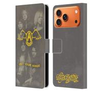 Head Case Designs Officially Licensed Aerosmith Get Your Wings Classics Leather Wallet Case Compatible With Apple iPhone 17 Pro Max
