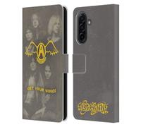Head Case Designs Officially Licensed Aerosmith Get Your Wings Classics Leather Wallet Case Compatible With Samsung Galaxy A17 4G / 5G