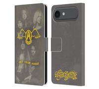 Head Case Designs Officially Licensed Aerosmith Get Your Wings Classics Leather Wallet Case Compatible With Apple iPhone 17 Air