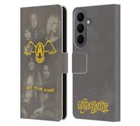 Head Case Designs Officially Licensed Aerosmith Get Your Wings Classics Leather Wallet Case Compatible With Samsung Galaxy S26 Plus