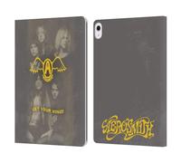 Head Case Designs Officially Licensed Aerosmith Get Your Wings Classics Leather Wallet Case Compatible With Apple iPad Air 13 2024/2025