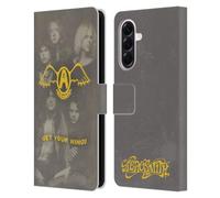 Head Case Designs Officially Licensed Aerosmith Get Your Wings Classics Leather Wallet Case Compatible With Samsung Galaxy A56 5G