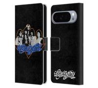 Head Case Designs Officially Licensed Aerosmith Group Photo Vintage Classics Leather Wallet Case Compatible With Google Pixel 10 Pro XL