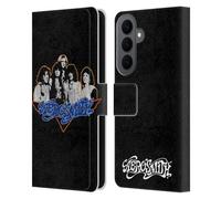 Head Case Designs Officially Licensed Aerosmith Group Photo Vintage Classics Leather Wallet Case Compatible With Samsung Galaxy S26 Plus