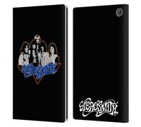 Head Case Designs Officially Licensed Aerosmith Group Photo Vintage Classics Leather Wallet Case Compatible With Amazon Fire Max 11 2023