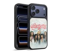 Head Case Designs Officially Licensed Aerosmith Logo Decal Classics Gel Armour Case [Military Grade Protection] Compatible With Apple iPhone 17 Pro