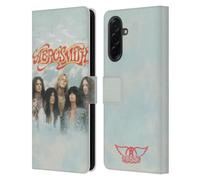 Head Case Designs Officially Licensed Aerosmith Logo Decal Classics Leather Wallet Case Compatible With Samsung Galaxy A36 5G