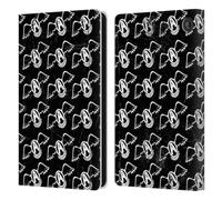 Head Case Designs Officially Licensed Aerosmith Logo Pattern Classics Leather Wallet Case Compatible With Amazon Fire 7 2022