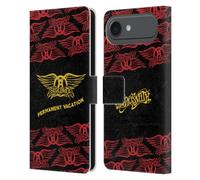Head Case Designs Officially Licensed Aerosmith Permanent Vacation Classics Leather Wallet Case Compatible With Apple iPhone 17 Air