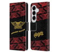 Head Case Designs Officially Licensed Aerosmith Permanent Vacation Classics Leather Wallet Case Compatible With Samsung Galaxy S26