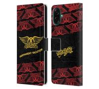 Head Case Designs Officially Licensed Aerosmith Permanent Vacation Classics Leather Wallet Case Compatible With Samsung Galaxy A07