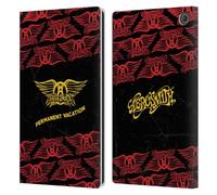 Head Case Designs Officially Licensed Aerosmith Permanent Vacation Classics Leather Wallet Case Compatible With Amazon Fire Max 11 2023