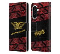 Head Case Designs Officially Licensed Aerosmith Permanent Vacation Classics Leather Wallet Case Compatible With Samsung Galaxy A26 5G