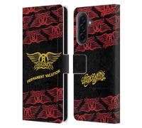 Head Case Designs Officially Licensed Aerosmith Permanent Vacation Classics Leather Wallet Case Compatible With Samsung Galaxy A17 4G / 5G
