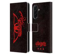 Head Case Designs Officially Licensed Aerosmith Red Winged Sweet Emotions Classics Leather Wallet Case Compatible With Samsung Galaxy A36 5G