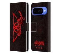 Head Case Designs Officially Licensed Aerosmith Red Winged Sweet Emotions Classics Leather Wallet Case Compatible With Google Pixel 10