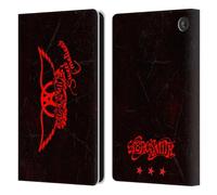 Head Case Designs Officially Licensed Aerosmith Red Winged Sweet Emotions Classics Leather Wallet Case Compatible With Amazon Fire 7 2022