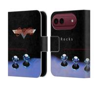 Head Case Designs Officially Licensed Aerosmith Rocks Classics Leather Wallet Case Compatible With Apple iPhone Duo