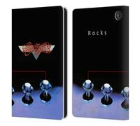 Head Case Designs Officially Licensed Aerosmith Rocks Classics Leather Wallet Case Compatible With Amazon Fire 7 2022