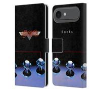 Head Case Designs Officially Licensed Aerosmith Rocks Classics Leather Wallet Case Compatible With Apple iPhone 17 Air