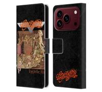 Head Case Designs Officially Licensed Aerosmith Toys In The Attic Classics Leather Wallet Case Compatible With Apple iPhone 18 Pro
