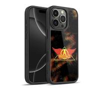 Head Case Designs Officially Licensed Aerosmith Triangle Winged Classics Gel Armour Case [Military Grade Protection] Compatible With Apple iPhone 16 Pro