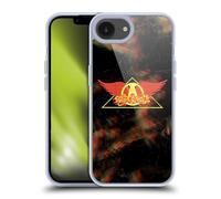 Head Case Designs Officially Licensed Aerosmith Triangle Winged Classics Gel Case [Military Grade Protection] Compatible with Apple iPhone 16e and Compatible with MagSafe
