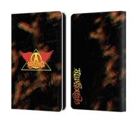 Head Case Designs Officially Licensed Aerosmith Triangle Winged Classics Leather Wallet Case Compatible With Amazon Kindle 11th Gen (2024)