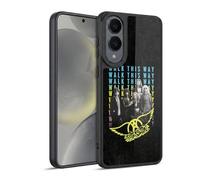 Head Case Designs Officially Licensed Aerosmith Walk This Way Classics Gel Armour Case [Military Grade Protection] Compatible With Samsung Galaxy S25 Edge
