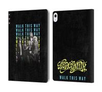 Head Case Designs Officially Licensed Aerosmith Walk This Way Classics Leather Wallet Case Compatible With Apple iPad Air 13 2024/2025