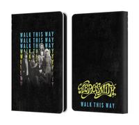 Head Case Designs Officially Licensed Aerosmith Walk This Way Classics Leather Wallet Case Compatible With Amazon Kindle 11th Gen (2024)