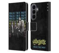 Head Case Designs Officially Licensed Aerosmith Walk This Way Classics Leather Wallet Case Compatible With Samsung Galaxy S26 Plus