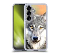 Head Case Designs Officially Licensed Aimee Stewart Autumn Wolf Animals Gel Case [Military Grade Protection] Compatible with Samsung Galaxy S25 and Compatible with MagSafe