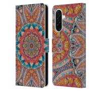 Head Case Designs Officially Licensed Aimee Stewart Beaded Beauty Mandala Leather Wallet Case Compatible With Samsung Galaxy A26 5G