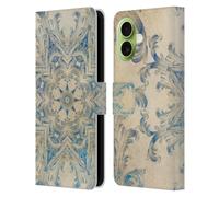 Head Case Designs Officially Licensed Aimee Stewart Blue Sky Swirl Mandala Leather Wallet Case Compatible With Apple iPhone 17
