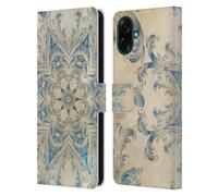 Head Case Designs Officially Licensed Aimee Stewart Blue Sky Swirl Mandala Leather Wallet Case Compatible With Samsung Galaxy A07