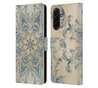 Head Case Designs Officially Licensed Aimee Stewart Blue Sky Swirl Mandala Leather Wallet Case Compatible With Samsung Galaxy A36 5G