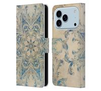 Head Case Designs Officially Licensed Aimee Stewart Blue Sky Swirl Mandala Leather Wallet Case Compatible With Apple iPhone 17 Pro