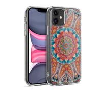 Head Case Designs Officially Licensed Aimee Stewart Colourful Embroidery Mandala Gel Case [Military Grade Protection] Compatible with Apple iPhone 11 and Compatible with MagSafe