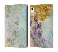 Head Case Designs Officially Licensed Aimee Stewart Fox Glove Smokey Floral Leather Wallet Case Compatible With Apple iPad mini (2021/2024)