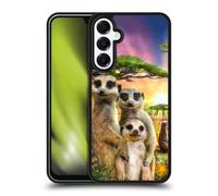 Head Case Designs Officially Licensed Aimee Stewart Meerkats Animals Gel Armour Case [Military Grade Protection] Compatible With Samsung Galaxy A16 5G