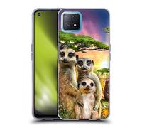 Head Case Designs Officially Licensed Aimee Stewart Meerkats Animals Soft Gel Case Compatible With Oppo A72 5G