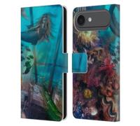 Head Case Designs Officially Licensed Aimee Stewart Mermaid Treasure Fantasy Leather Wallet Case Compatible With Apple iPhone 17 Air