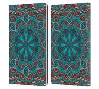 Head Case Designs Officially Licensed Aimee Stewart Moroccan Sea Mandala Leather Wallet Case Compatible With Amazon Fire Max 11 2023