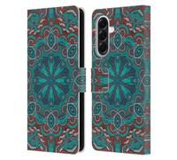 Head Case Designs Officially Licensed Aimee Stewart Moroccan Sea Mandala Leather Wallet Case Compatible With Samsung Galaxy A56 5G