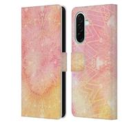 Head Case Designs Officially Licensed Aimee Stewart Pink Lemonade Mandala Leather Wallet Case Compatible With Samsung Galaxy A26 5G