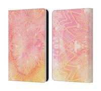 Head Case Designs Officially Licensed Aimee Stewart Pink Lemonade Mandala Leather Wallet Case Compatible With Amazon Kindle 11th Gen (2024)